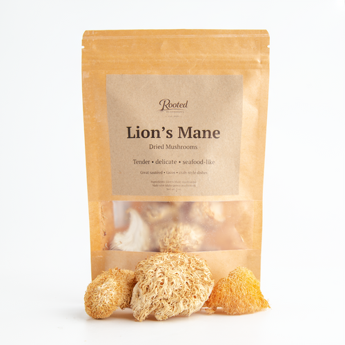 Dried Lion's Mane mushrooms