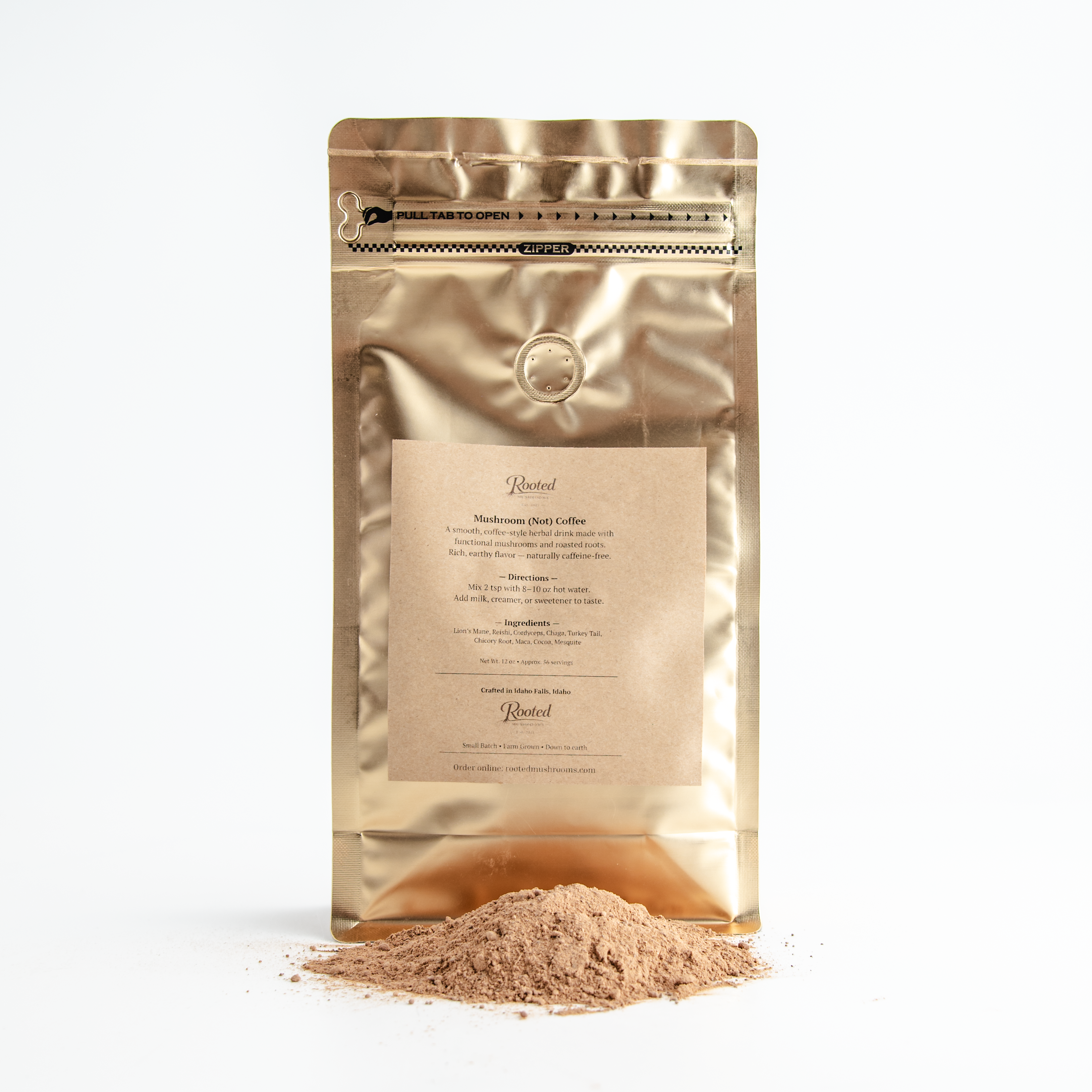 Mushroom (not) coffee