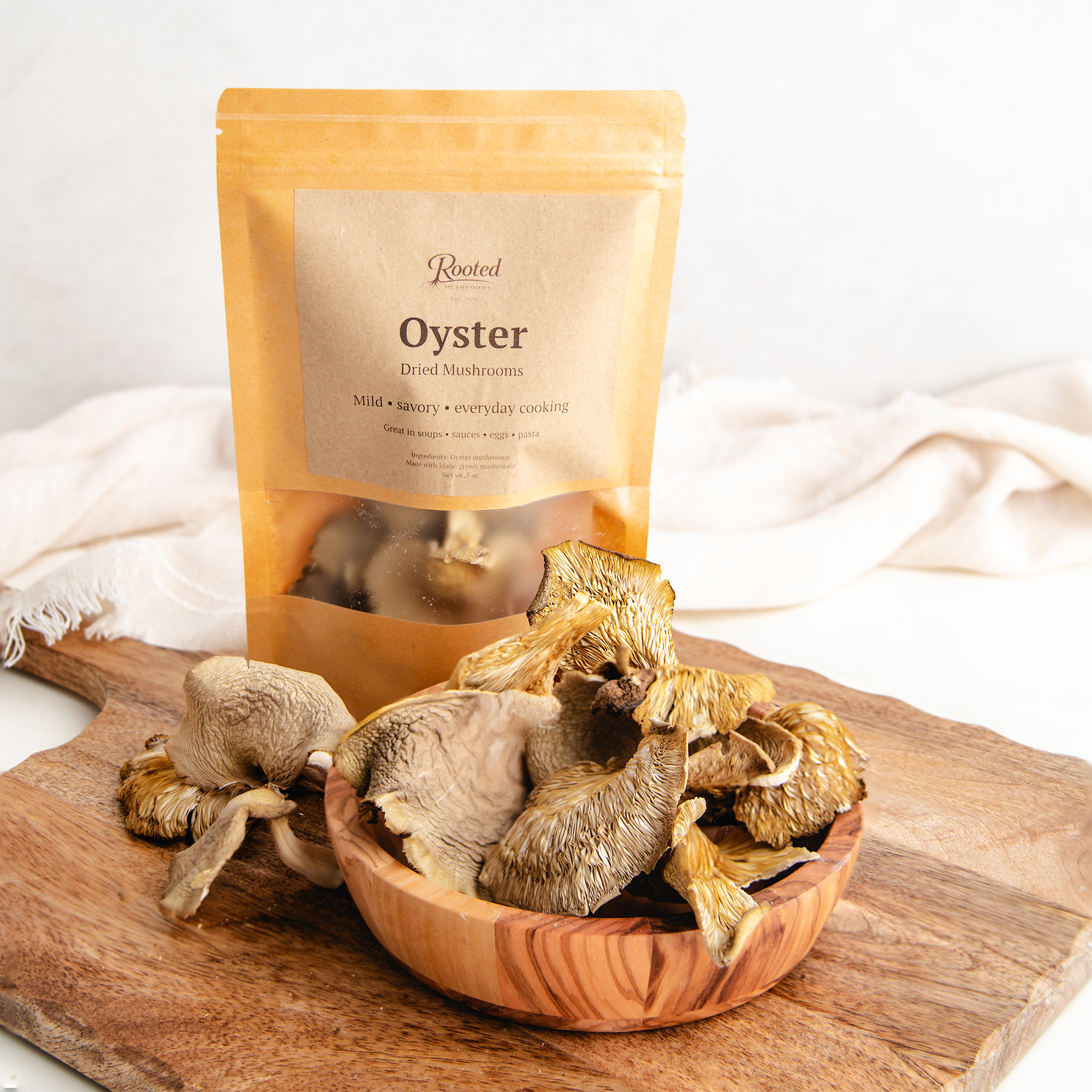 Dried Oyster Mushrooms